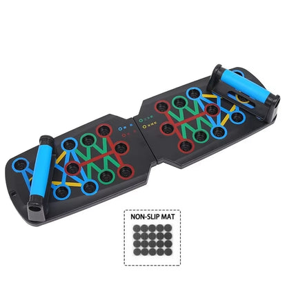 Portable Multi-Functional Push-Up Board, Suitable as a Muscle Training Equipment for Home Gym. Foldable Training Board