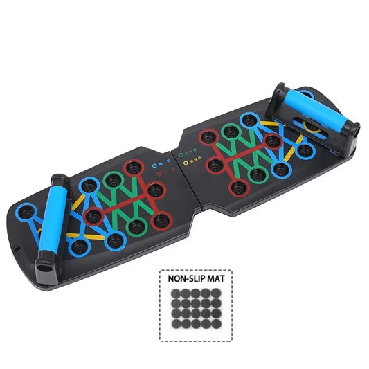 Portable Multi-Functional Push-Up Board, Suitable as a Muscle Training Equipment for Home Gym. Foldable Training Board