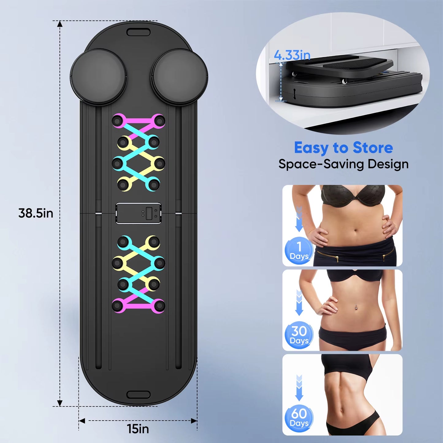 Abdominal Exercise Board Fitness Board Ab Wheel Workout Equipment for Home Pilates Fitness Musculation Rueda Abdominal