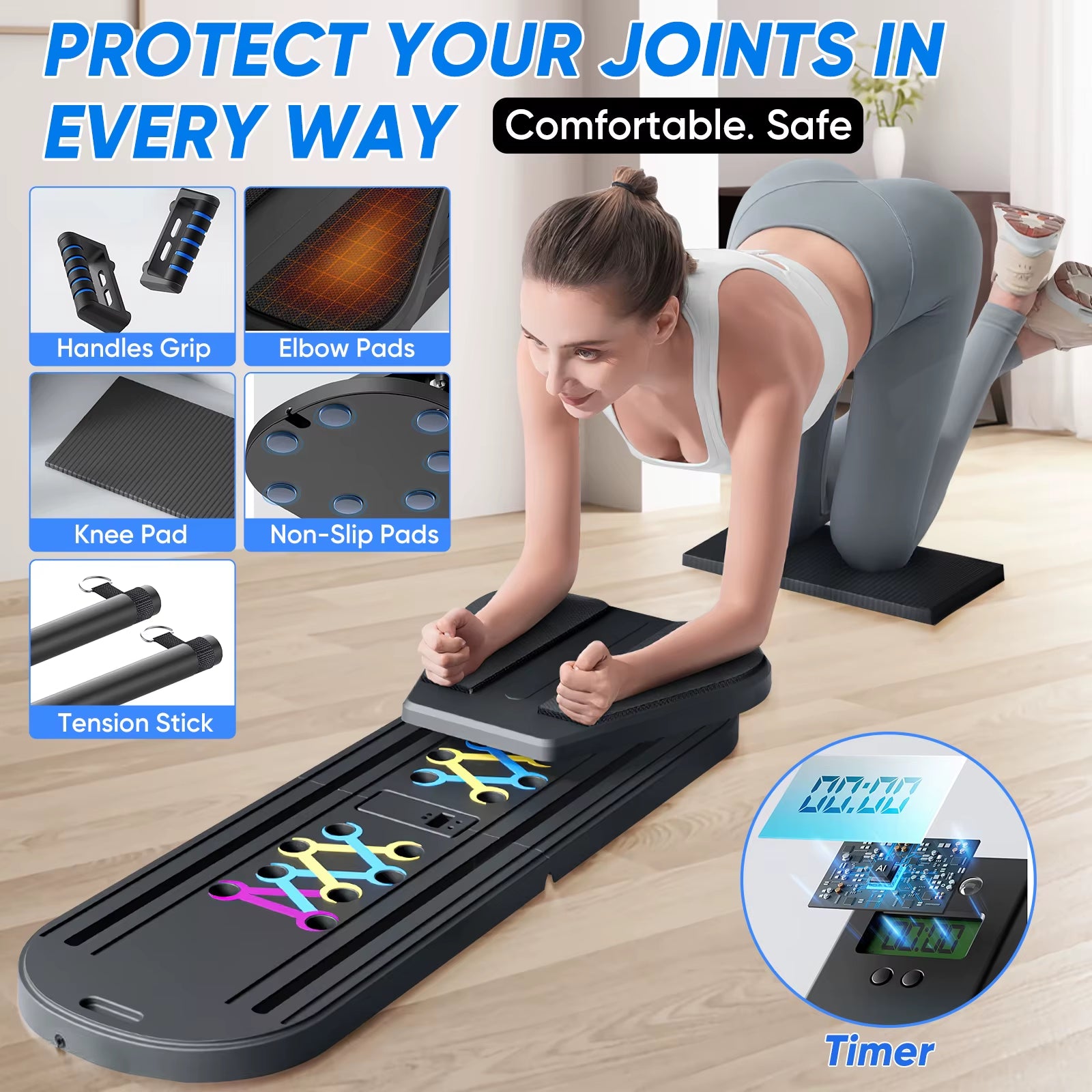 Abdominal Exercise Board Fitness Board Ab Wheel Workout Equipment for Home Pilates Fitness Musculation Rueda Abdominal