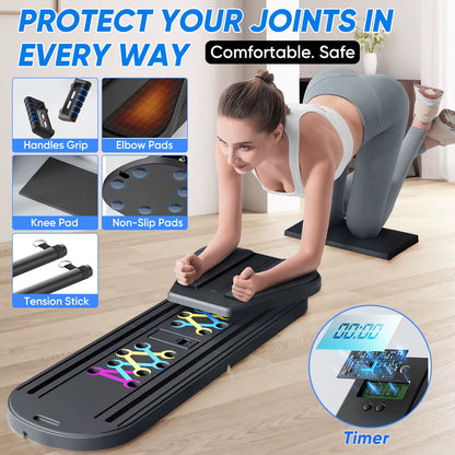 Abdominal Exercise Board Fitness Board Ab Wheel Workout Equipment for Home Pilates Fitness Musculation Rueda Abdominal